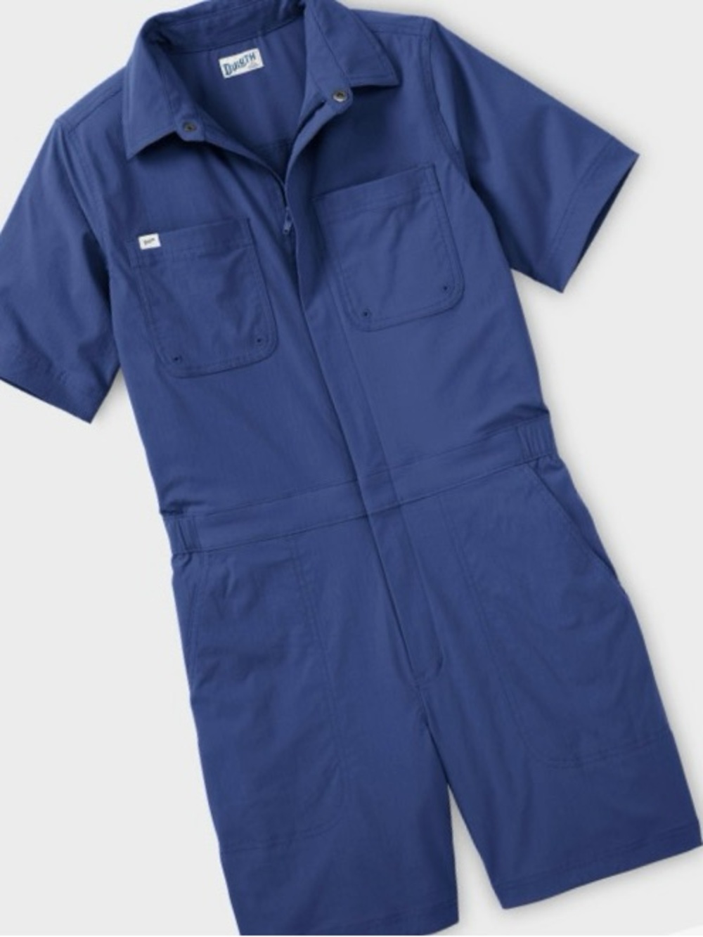 NWT Duluth Large Heirloom Gardening 7" Short Coveralls Overalls Bibs Farming